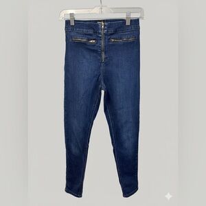 BDG Urban Outfitters Suzie High Rise Zip Front Jeans